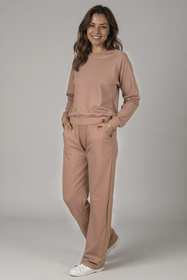 Komplet bluza+spodnie Vivisence 9205kmpl beżowy
