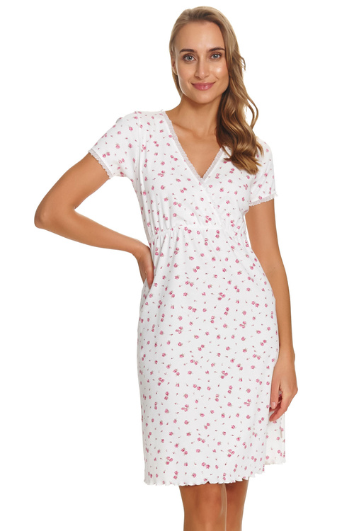 Doctor Nap TCB.7449 koszula nocna dekolt w serek roses kiss