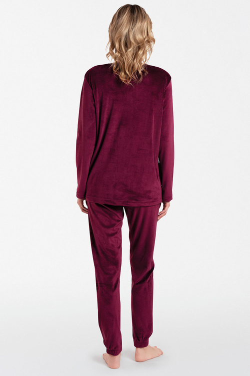 Dres homewear Italian Fashion Akara dł.r. dł.sp. bordo