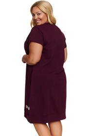 Koszula Doctor Nap TCB.4348 burgundy