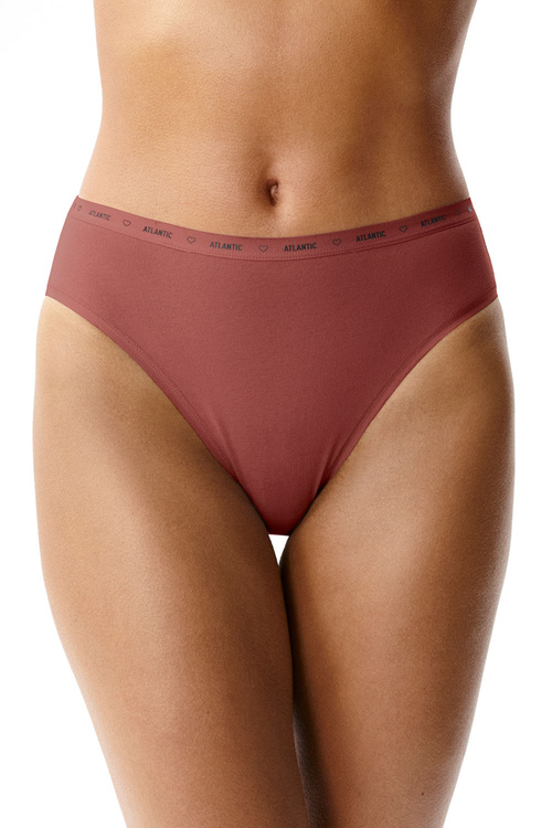 Atlantic 6CLP-010 figi high leg z wysokim stanem 6-pack, brąz/róż jasny/róż/brąz jasny/brąz ciemny/róż ciemny