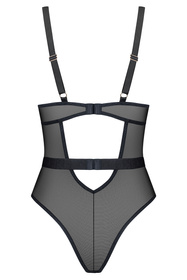 Obsessive Vila Blanes teddy body z fiszbinami multicolor