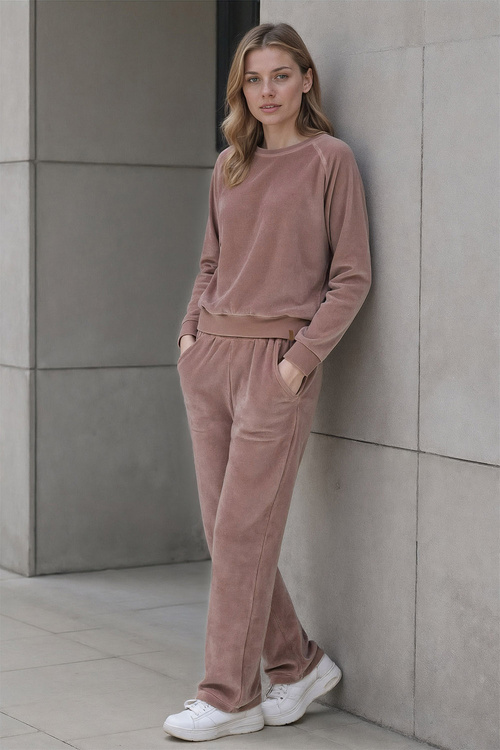 Komplet bluza+spodnie Vivisence 9206kmpl beżowy