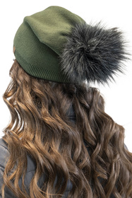 Komplet czapka+komin Vivisence 70105Kmpl zielony