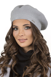 Vivisence 7005 Nakrycie głowy beret, jasnoszary