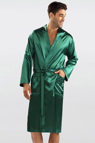 Dkaren Christian Nocna szlafrok, zielony