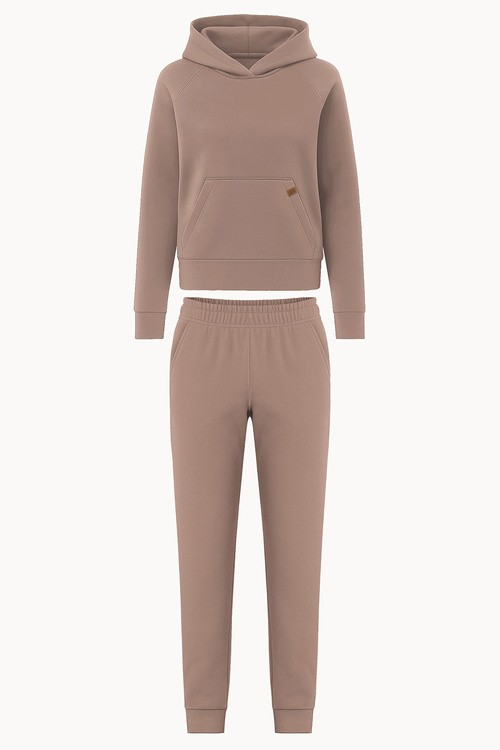 Komplet bluza+spodnie Vivisence 9203kmpl beżowy
