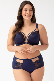 Biustonosz miękki Gorsenia K441 Luisse granatowy