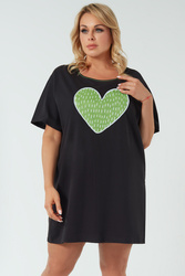 Koszula Italian Fashion Picos kr.r. czarny