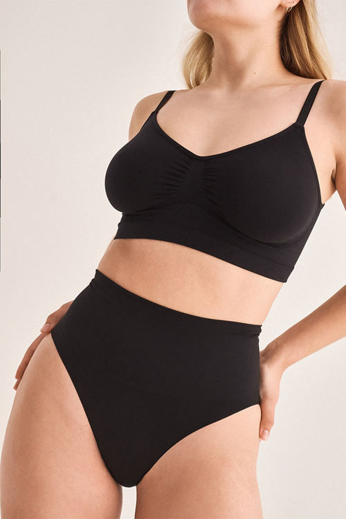 Gabriella Hi-Leg Shapewear wysokie figi modelujące black