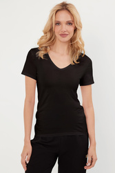 Bluzka Italian Fashion Szyk kr.r. czarny