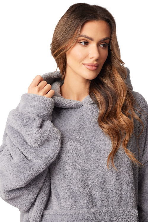 Komplet kocobluza i skarpety Vivisence 5028Kmpl szary