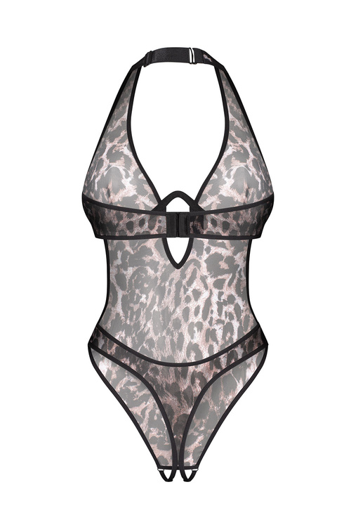 Body sexy Obsessive Addia crotchless teddy black