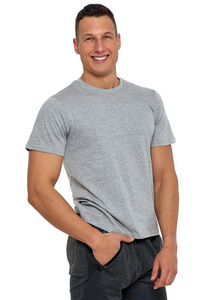 Koszulka t-shirt Moraj OTS950-001 light grey melange