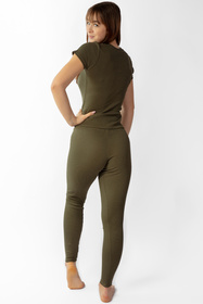 Komplet legginsy + bluzka Dkaren Halima-Kpl khaki