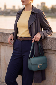 Vivisence T0026 kompaktowa torebka na ramię turquoise
