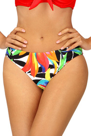 Lorin L2506/3 bikini z fiszbinami i odpinanymi ramiączkami czerwony/wzór