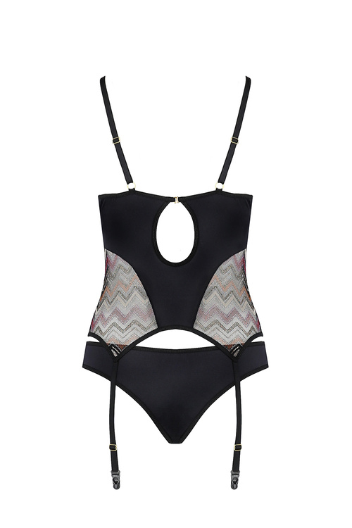 Gorset sexy Casmir Lagerta corset black 