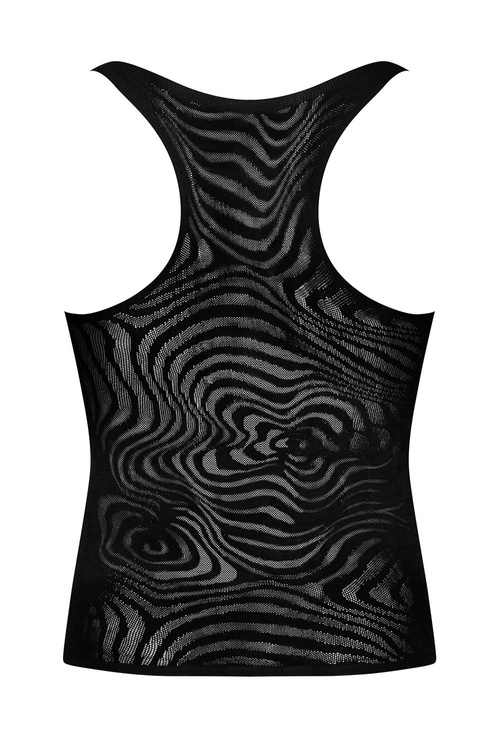 Koszulka bez rękawów Obsessive T103 sleeveless czarny