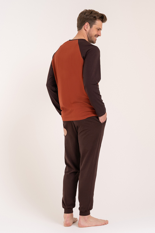 Piżama Moraj PDM4600-019 brown