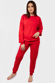 Komplet bluza+spodnie Dkaren DK-K-B2 czerwony