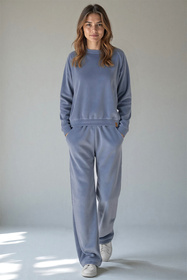 Komplet bluza+spodnie Vivisence 9206kmpl błękitny
