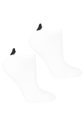 Skarpety Moraj CSD170-151 patt1-biały