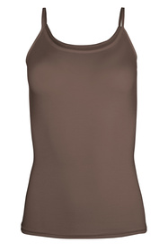 Koszulka na ramiączkach Babell Macadi kakaowy