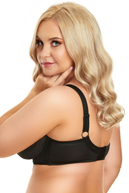 Biustonosz miękki Nessa Selena N500 czarny