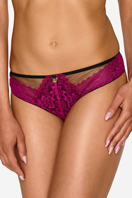 Lupo 2614-16-17 brazyliany z elastycznej dzianiny fuksja