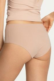 Wysokie figi Julimex COTTON MOOD Maxi beżowy