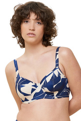 Kostium kąpielowy biustonosz miękki Triumph 10214546 Summer Allure W 01 M007-blue-light combination