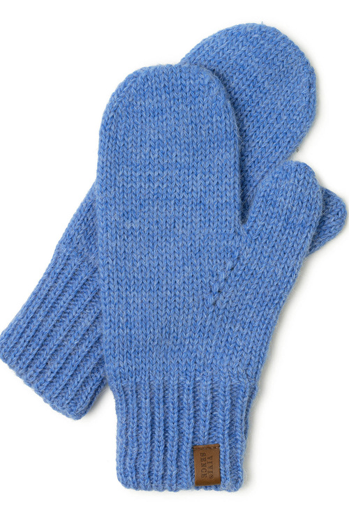 Rękawiczki dzianinowe z 1 palcem Vivisence 7015R jeans
