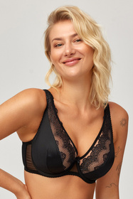 Biustonosz miękki Azal Gloria czarny