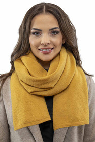Vivisence 7037Kmpl Komplet beret+szalik, miodowy