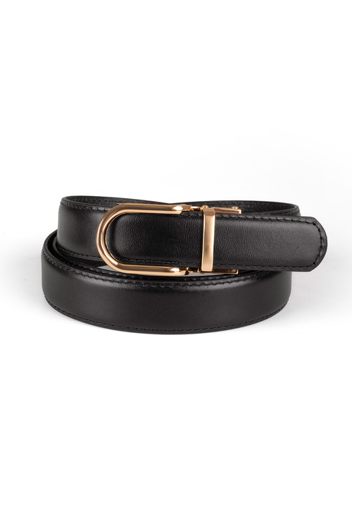 Pasek skórzany Vivisence P0005 black