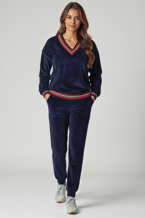 Komplet bluza+spodnie Vivisence 9201kmpl granatowy