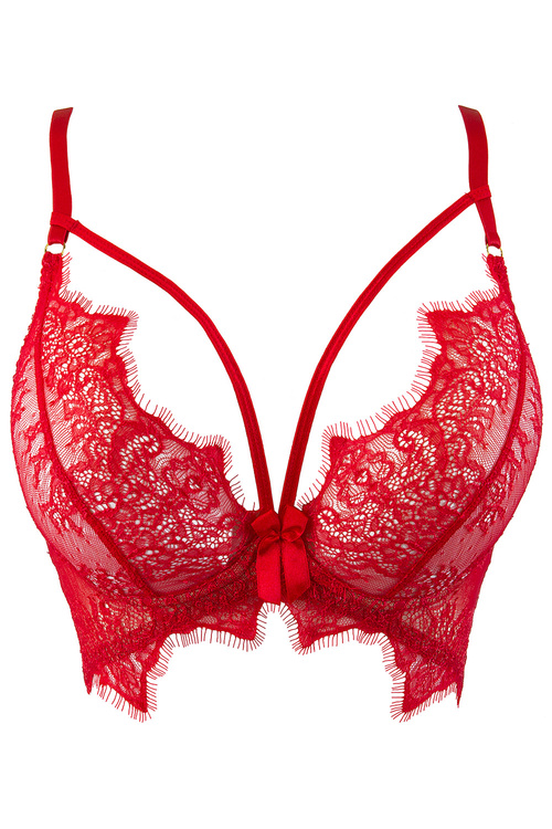 Axami V-9581 Biustonosz półgorset, czerwony