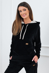 Bluza nierozpinana Italian Fashion Oliw dł.r. czarny