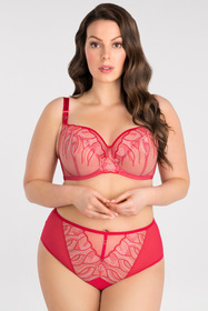 Biustonosz miękki Gorsenia K828 Crazy Heart czerwony 