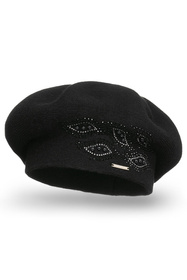 Vivisence 7051 Nakrycie głowy beret, czarny