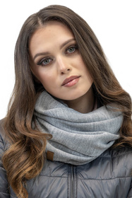 Komplet czapka+komin Vivisence 70105Kmpl jasnoszary