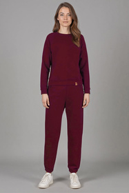 Komplet bluza+spodnie Vivisence 9204kmpl bordowy
