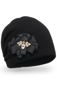 Czapka Vivisence 7084 czarny  