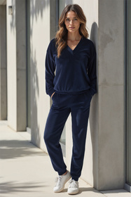 Bluza nierozpinana Vivisence 9002 granatowy 