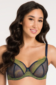 Biustonosz miękki Gorsenia K798 Arianna granatowy 