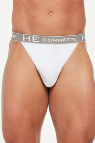 Stringi Cornette String High Emotion biały 