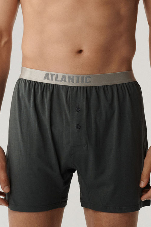 Atlantic 2BMB-005 bokserki 2-pack luźny krój biały