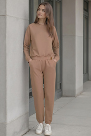 Bluza nierozpinana Vivisence 9004 beżowy