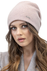 Czapka Vivisence 7085 pudrowy róż